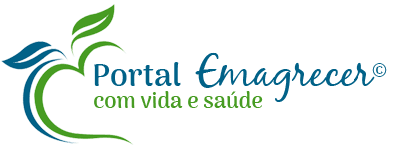 Logo Emagrecer com vida e saude